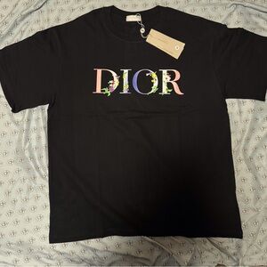 Dior logo Black T-Shirt MEDIUM
